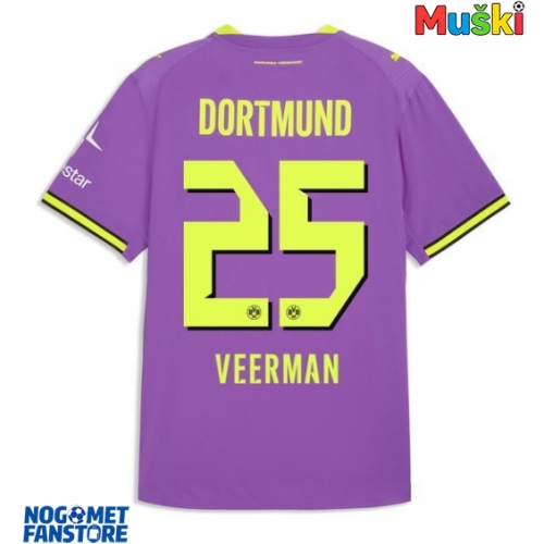 Borussia Dortmund Joey Veerman #25 Rezervni Dres 2026-27 Kratak Rukav